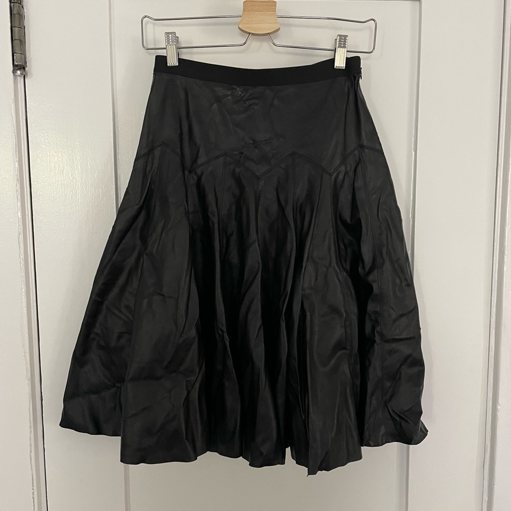 BCBGMaxAzria Leather Skirt